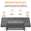 7-Piece 58.27" L 34.65" W Rectangula Table Cast Aluminum Outdoor Dining Set with Umbrella Hole and Cushions