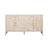 Sophisticated Sideboard With Embossed Texture, Round Handles And Built-in Circular Pattern-94396457