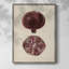 Impression florale vintage encadrée XLI - bois massif-805470325