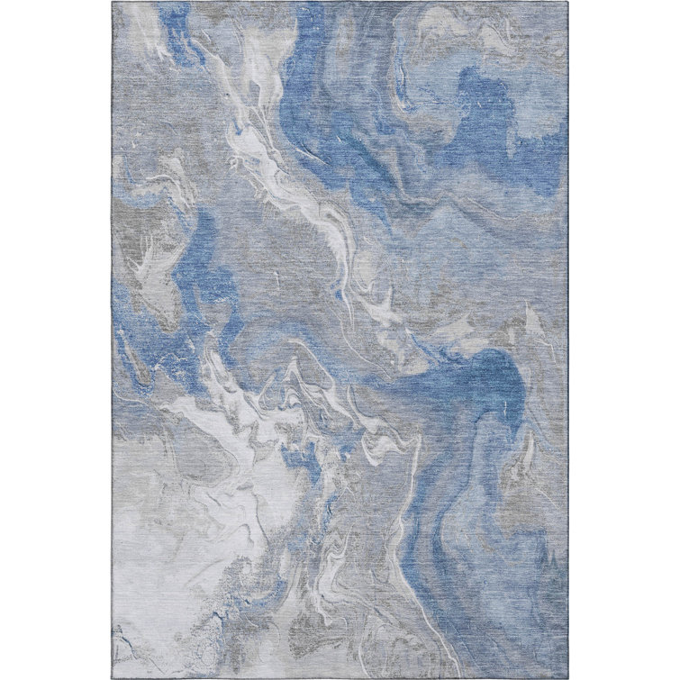 Premium Machine Washable Strinko AMF1682 Abstract Rug