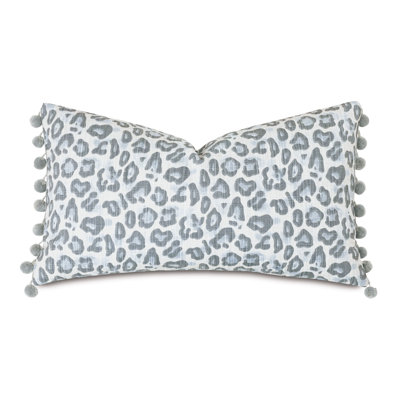 Liesl Pom-poms Cotton Throw Pillow