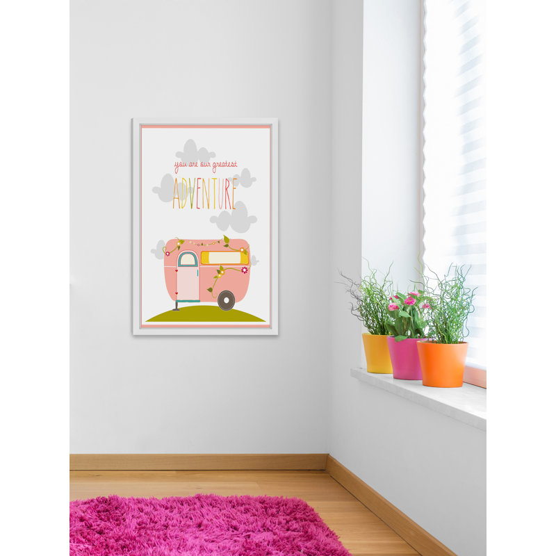 Gupton You Are Our Greatest Adventure, reproduction encadrée, H 15 po x l 10 po x P 0,5 po, Wood Plaque