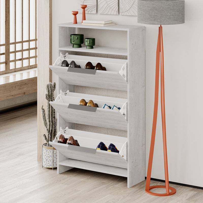 18 Pair Shoe Storage Cabinet