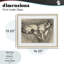 «Sleeping Hound», reproduction d'art sous verre encadrée, design par Bertha Van Hasselt-403162705-403162711