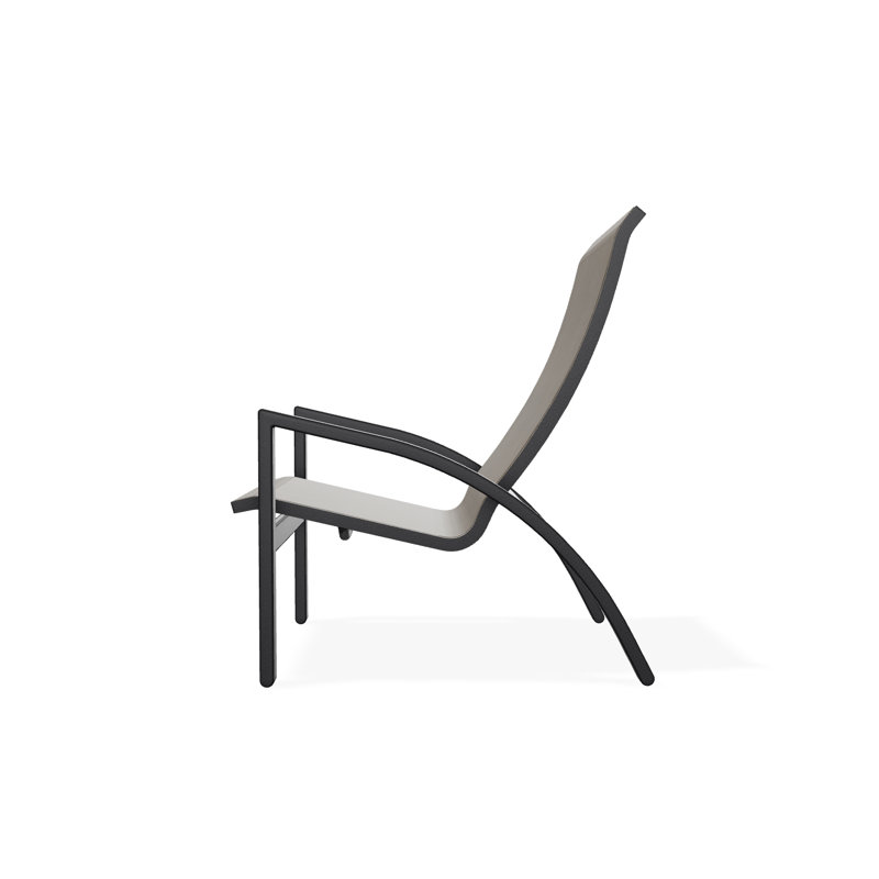 Fauteuil Kendall, Noir, noir, noir, noir, Alliage Sunbrella®