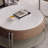 Light luxury high sense round coffee table