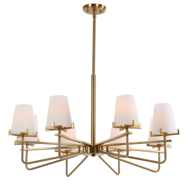 Aurthur 8 - Light Steel Classic / Traditional Chandelier