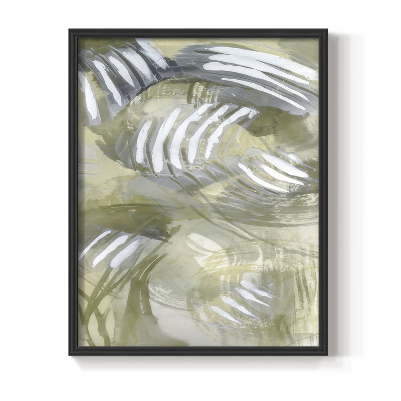 Reproduction encadrée de citronnelle embelli II - bois massif, H 21 po x l 17 po, Cadre noir