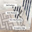 Tapis noir / gris / ivoire / beige Monaco Series-1781211553
