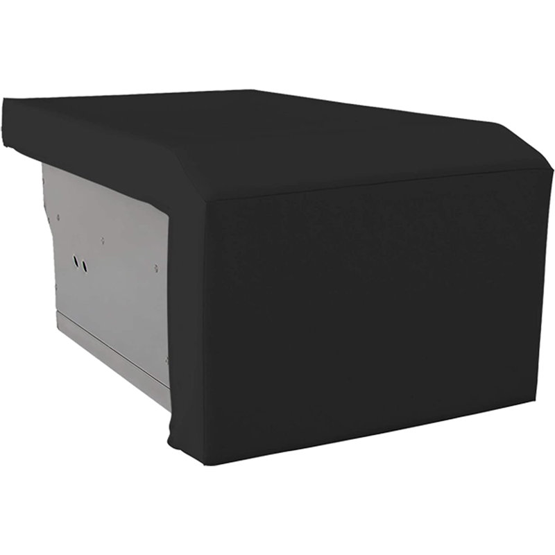 Couvercle de brûleur latéral double imperméable haute densité, Noir, L 14 po x P 24 po x H 12 po