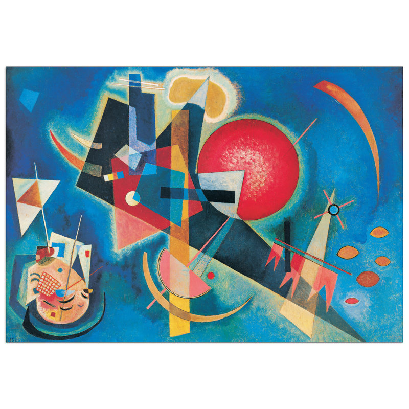 Wassily Kandinsky - No Frame Print on Wood, 68cm H x 98cm W x 1.8cm D