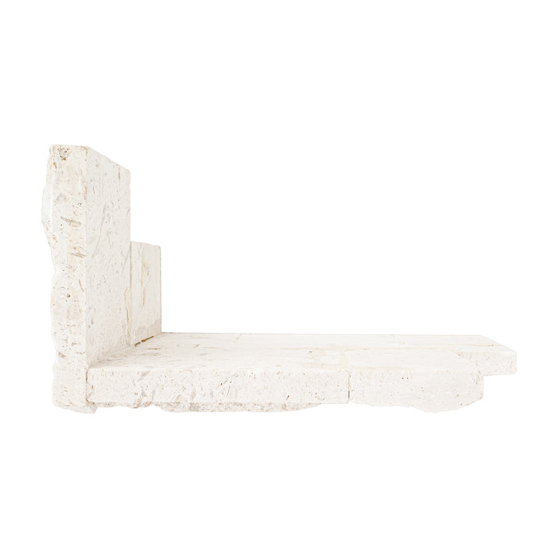 Stonecrest 9 in. x 18 in. Split Face Natural Stone Ledger Corner Wall Tile, Montara Ivoria