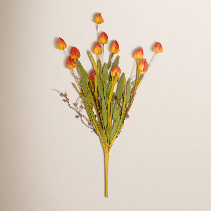 21" Artificial Chinese Lantern Bush