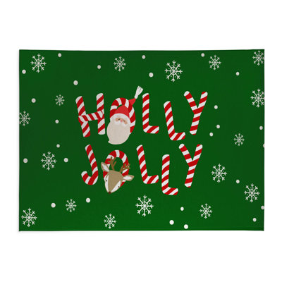 Tapis de cuisine Holly Jolly