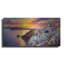«Santorini Painted Sunset» par Rey Klimt, art mural en métal-638017680