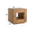 Oak Finish End Table