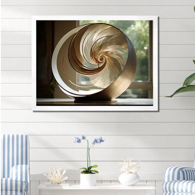 " Bronze Beauty Nautilus Vortex "