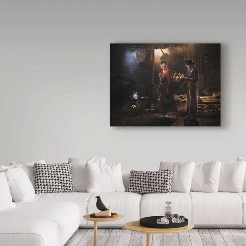 Dodyherawan 'On My Kitchen' Canvas Art Print