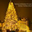 54,45 po Arbre de Noël profond artificiel, H 88,5 po, 1518 branches, 500 lumières à DEL blanc chaud, ouverture automatique, blanc, grand assemblage facile avec branches 89,56 po et antidéflagrant
