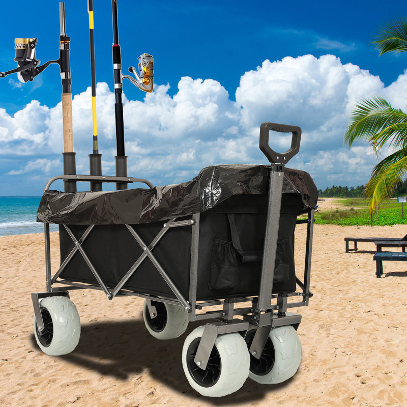 beach cart fishing rod holder Sand Spike Deerfield Fabrication & Welding Stainless steel fasteners. DIY Beach Fishing Cart with