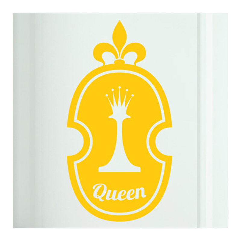 Wall Decal, Dark Yellow