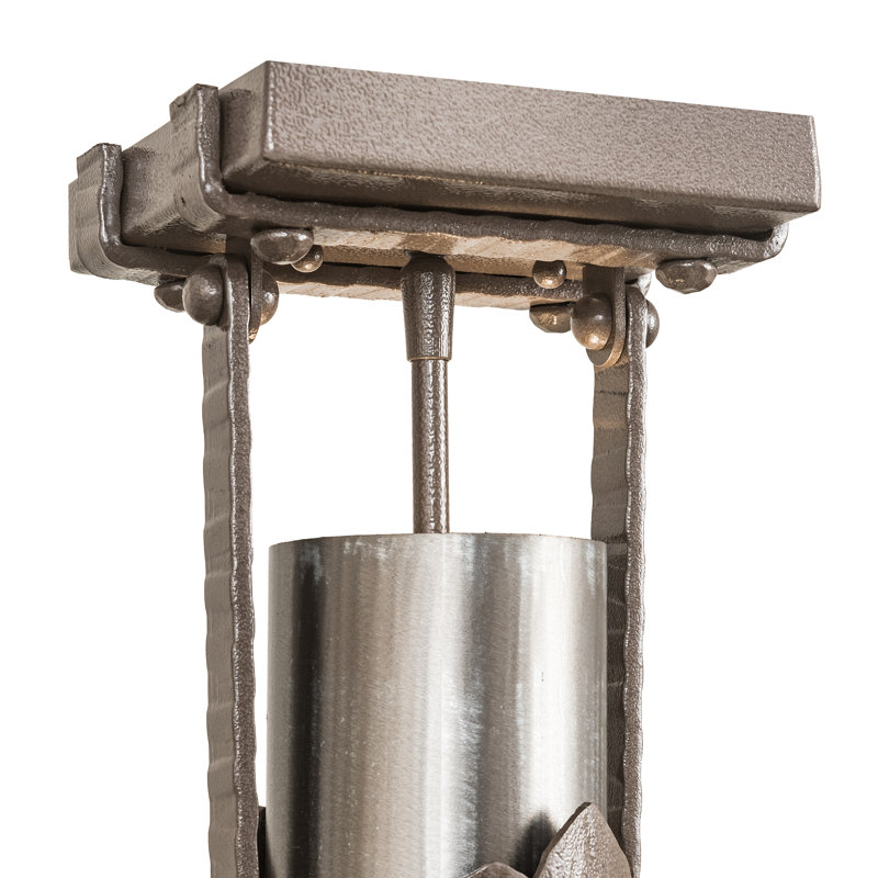 Plafonnier semi-encastré cylindrique 1 lumière 8,25 po