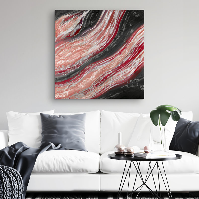 wave - 32"x32" art on canvas