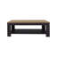 Table basse avec tablette de rangement ouverte