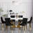 Hoppus 6 - Person Pedestal Dining Set-2107045108-2107045109