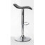 Swivel Upholstered Adjustable Height Counter Stool with Metal Frame