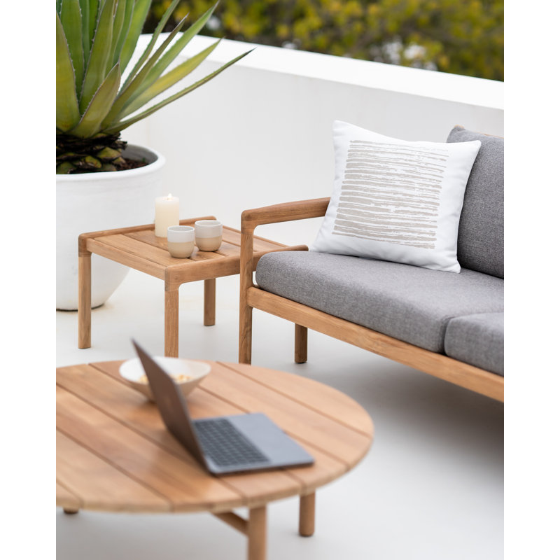 Jack Outdoor Teak Side Table