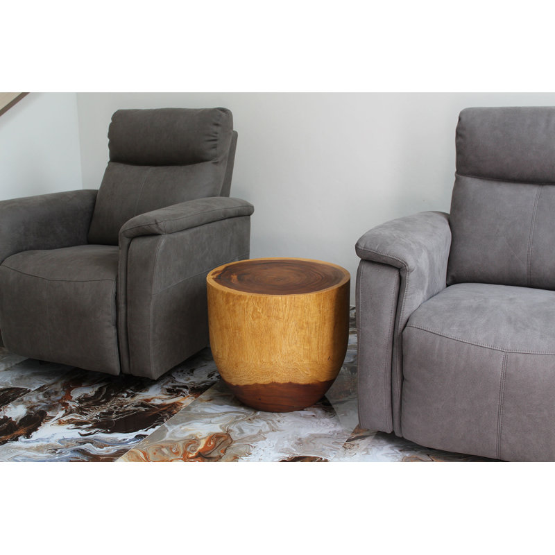 Hansina Solid Wood End Table
