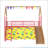 Twin Loft Bed With Slide And Curtain Set-1259651178