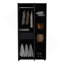Armoire Boise, chambre à coucher, noir-2139466115