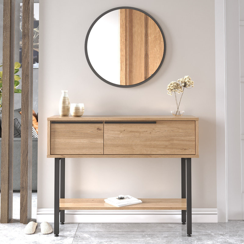 Buffet, Beige clair / Noir