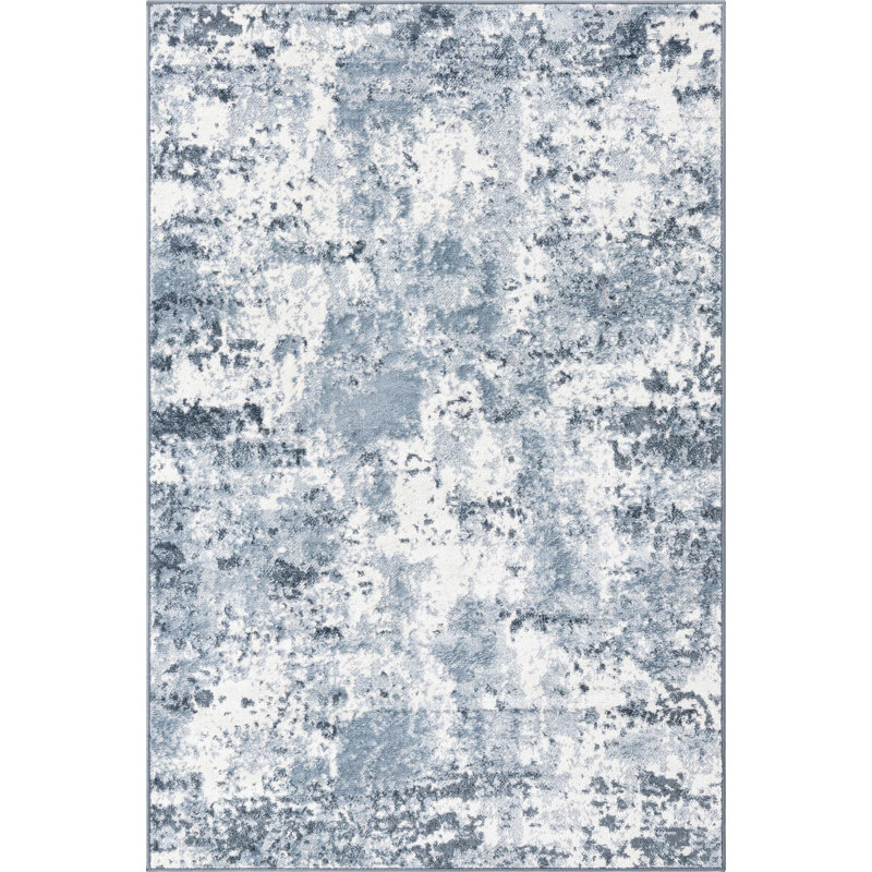 Abstract Indoor Rug, Rectangle 4' x 6'