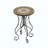 Round Ceramic Outdoor Side Table