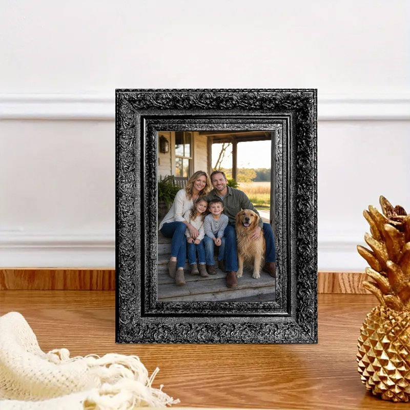 Cadre photo noir 3 pièces pour photos et tablettes de chambre 11 po x 14 po, Noir, 3, L 11 po x H 14 po