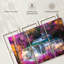 Ensemble de 3 chutes d'eau sur toile-804602910