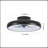 20" Black LED Ceiling Fan Light – Dimmable & Adjustable Colour Temperature, APP & Remote Control, Modern Smart Ceiling Fan For Living Room, Bedroom, And Dining Room (Silent/6-Speed/Reversible/DC Motor)