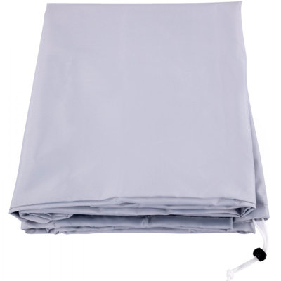 Housse imperméable pour bateau, housse de bateau sur remorque de 17 pi à 19 pi, largeur de poutre jusqu'à 90 po en v Housse de coque Housse de mouillage en polyester robuste de qualité marine 210D pour bateau à coque en V avec 5 sangles de serrage