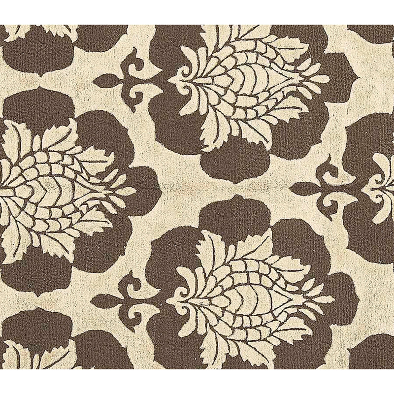 Wool Floral Area Rug