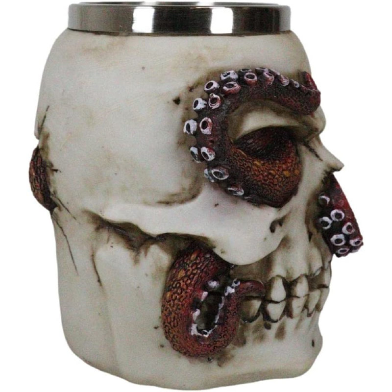 Grande tasse à café avec crâne Hidemi