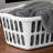 12-Pack Laundry Baskets, 1.5 Bushel Capacity, Plastic Material With Handles, Suitable For Bedroom, Bathroom, And Wardrobe Storage, White, Rectangular.