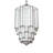 8 - Light Geometric Chandelier