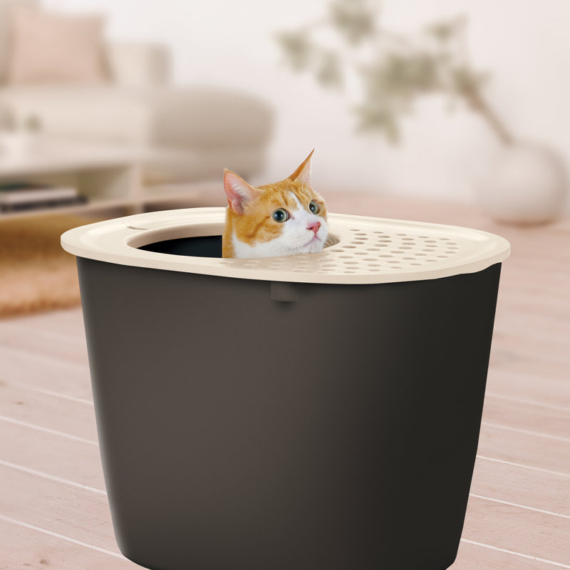 Bac à litière pour chat Paw Trax, Brun