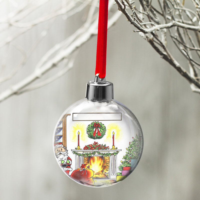 Ornement en forme d'ampoule de Noël personnalisée, Oui