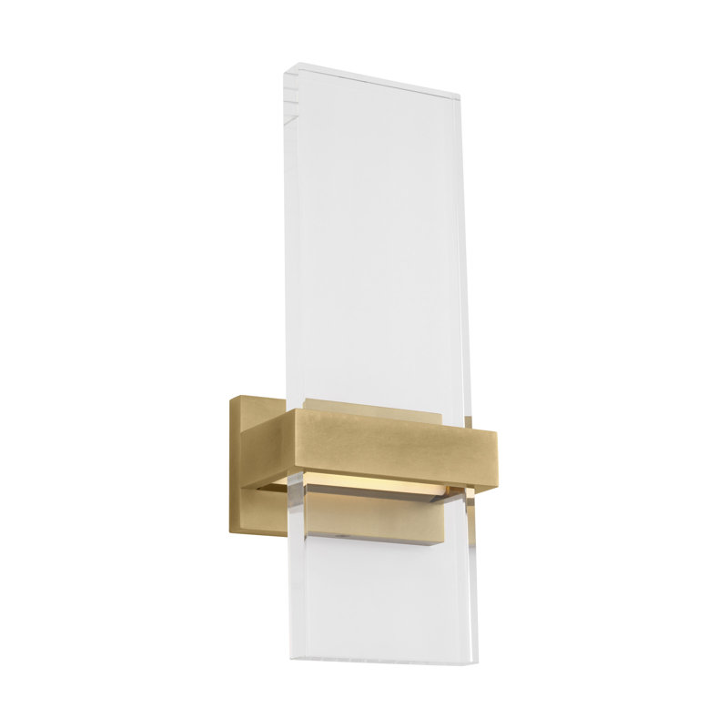 Flyta 1 - Light LED Flush Mounted Sconce, Clear