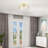 Eraman Linen Blend Flush Mount-962994777