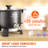 10.04'' H Metal Tabletop Wax Warmer